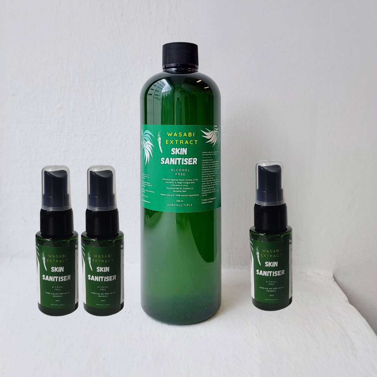 Wasabi Skin Sanitizer_Family Pack